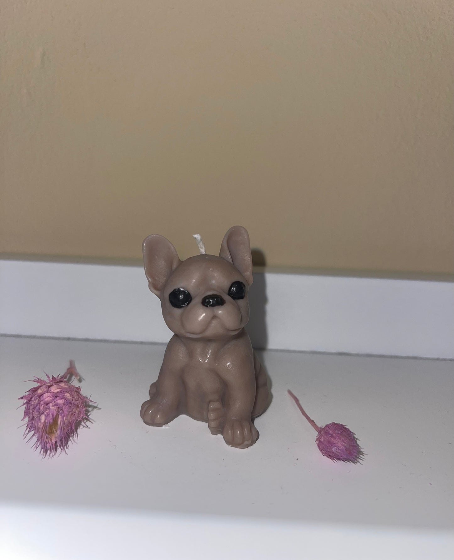 Mini-Kerze Französische Bulldogge (Frenchie)