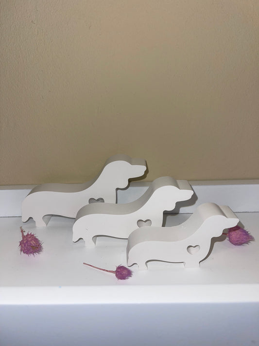 Dackelfiguren 3er Set
