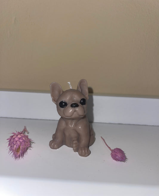 Mini-Kerze Französische Bulldogge (Frenchie)